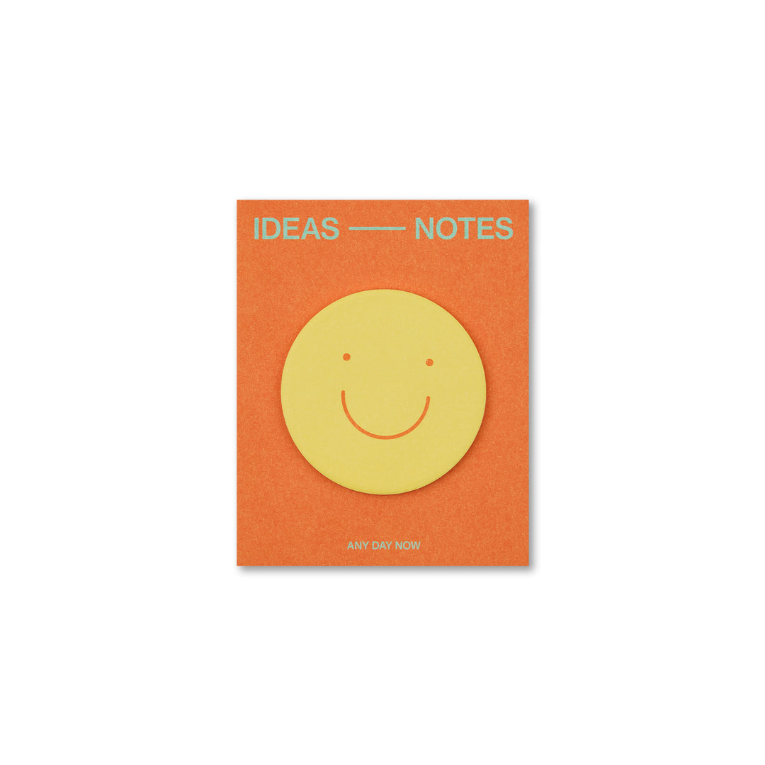 Any Day Now Smiley Sticky Note Pad – Milligram