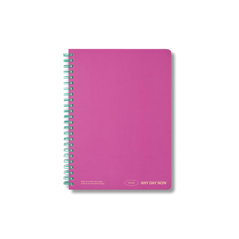 Magenta Spiral Notebook Ruled A5