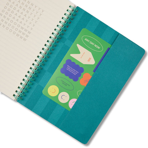 Magenta Spiral Notebook Ruled A5