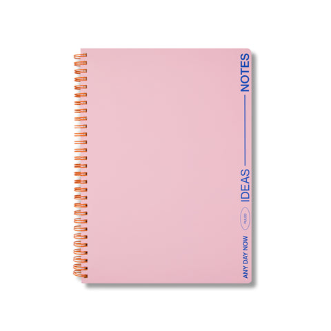 Blush Spiral Notebook Ruled B5