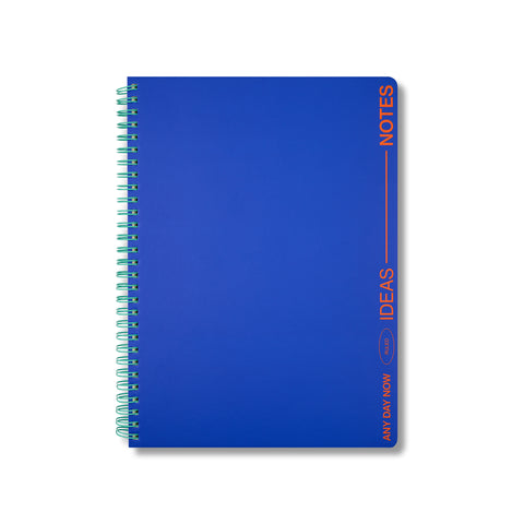 Indigo Spiral Notebook Ruled B5