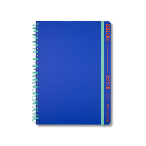 Indigo Spiral Notebook Ruled B5