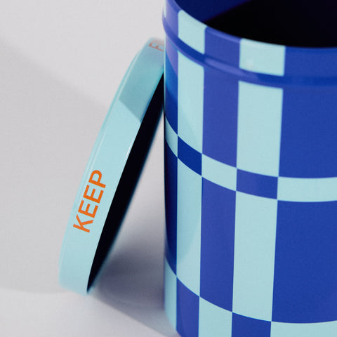 Storage Tin Blue