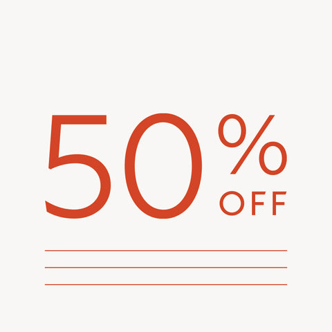 50% off