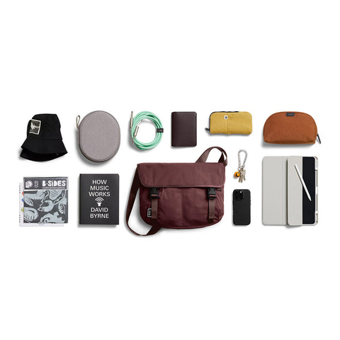 Cinch Messenger Bag 12L Burgundy