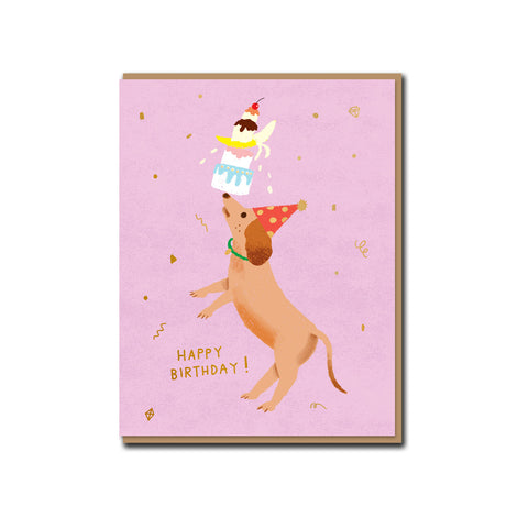 Party Dogs Greeting Card