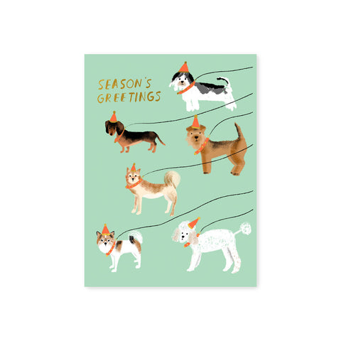 Out for a Winter Walk Greeting Card