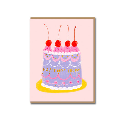 Cake For Mum Greeting Card