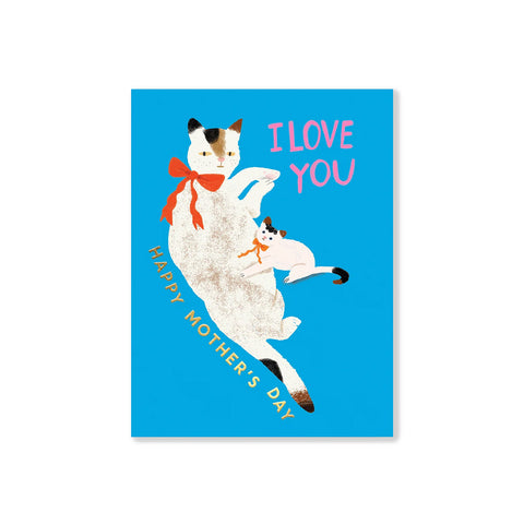 Cat Mama Greeting Card