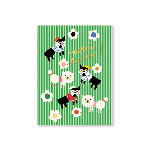 Merci Bien Greeting Card