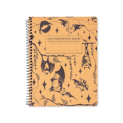 Bats Large Spiral Notebook