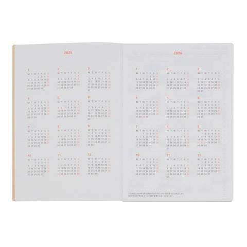 2025 Linen Weekly Diary B6