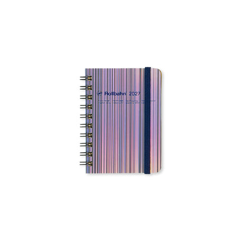 2027 Rollbahn Monthly Diary Mini Metallic Hologram