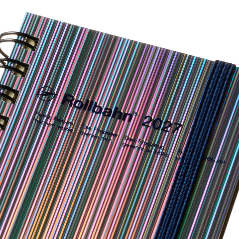 2027 Rollbahn Monthly Diary Mini Metallic Hologram