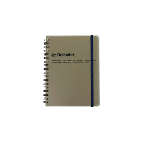Rollbahn Large Spiral Notebook Clear
