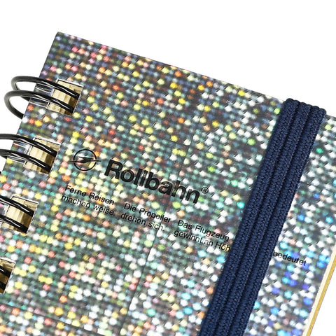 Rollbahn Micro Spiral Notebook Metallic