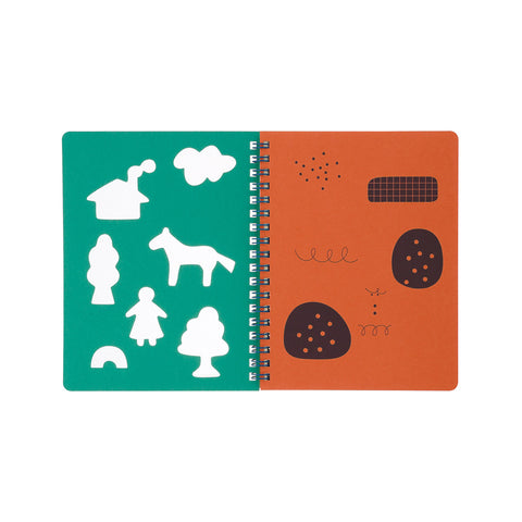Marta Rollbahn Spiral Notebook Large