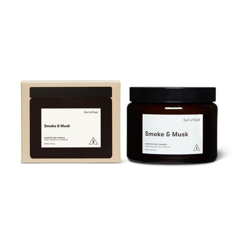 Smoke and Musk Soy Wax Candle 500ml