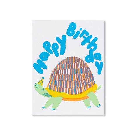 Turtle Birthday Greeting Card