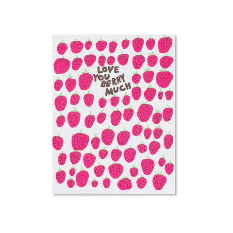 Love You Berry Much Greeting Card