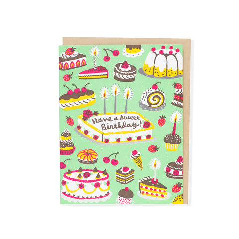 Birthday Sweets Greeting Card