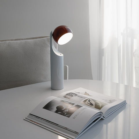 Mono Portable Reading Lamp Rust/Sky