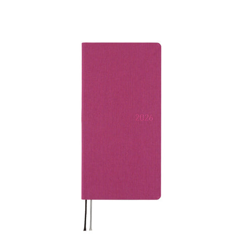 2026 Techo Weeks Planner Peony Purple
