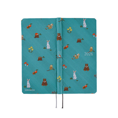 2026 Techo Weeks Planner Bow and Tie In the Forest