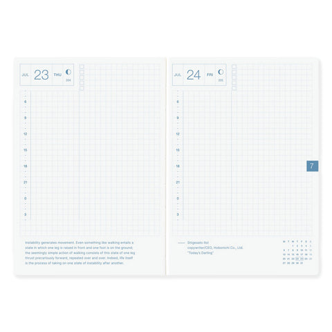 2026 Techo Original A6 Daily Planner