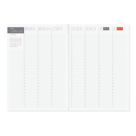 2026 Techo Cousin A5 Daily Planner