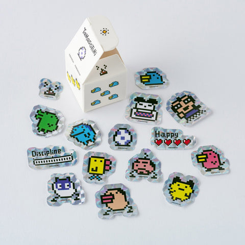 Tamagotchi Flake Stickers Set of 3