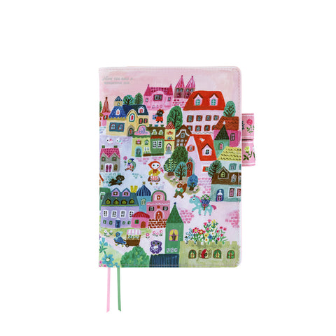 Techo Original A5 Cover White Cat Village