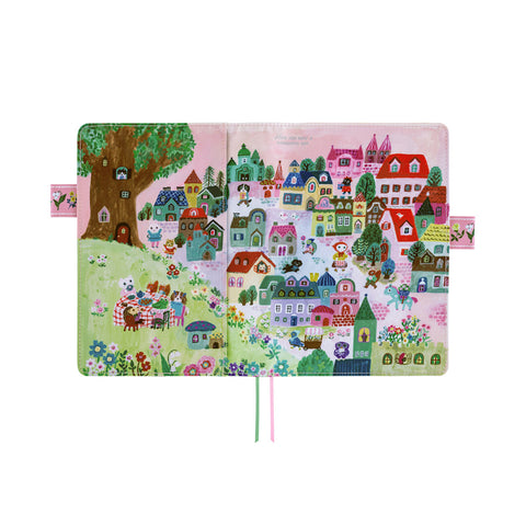 Techo Original A5 Cover White Cat Village