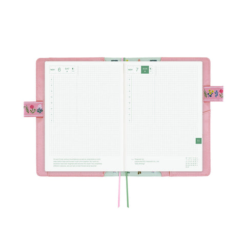 Techo Original A5 Cover White Cat Village