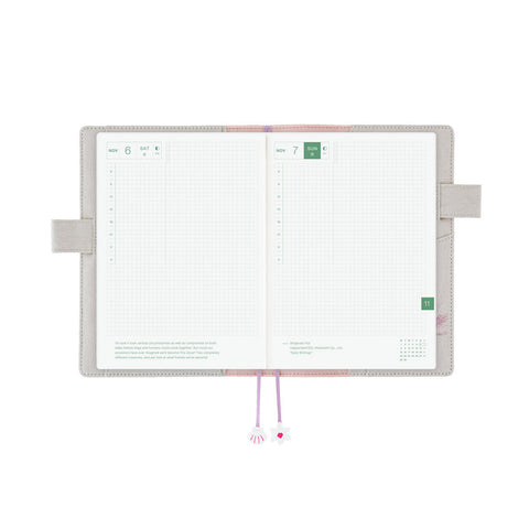 Techo Original A5 Cover My Yard Pink Gray
