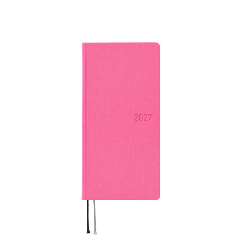 2027 Techo Weeks Planner Pink Sapphire