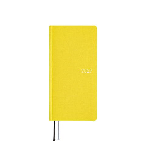 2027 Techo Week Planner Canaria Yellow