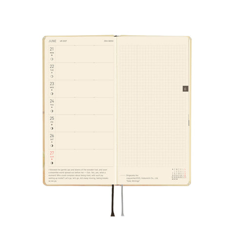 2027 Techo Weeks Planner Once, in Spring
