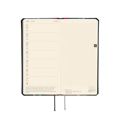 2027 Techo Weeks Planner Petit Bloom