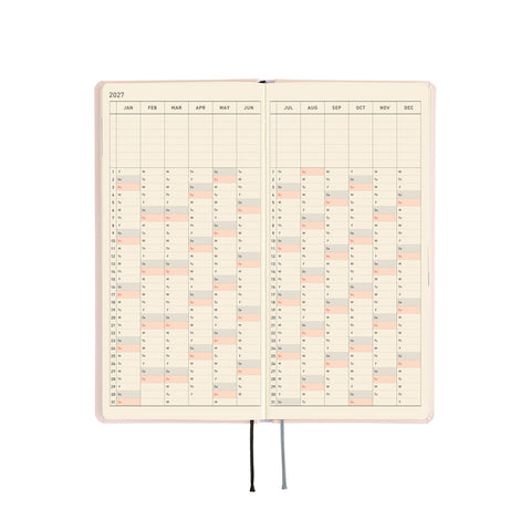 2027 Techo Weeks Planner At The Table