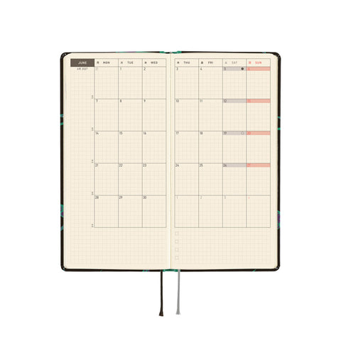 2027 Techo Weeks Planner Lucky Swallow