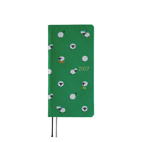 2027 Techo Weeks Planner Sheep Sheep Sheep