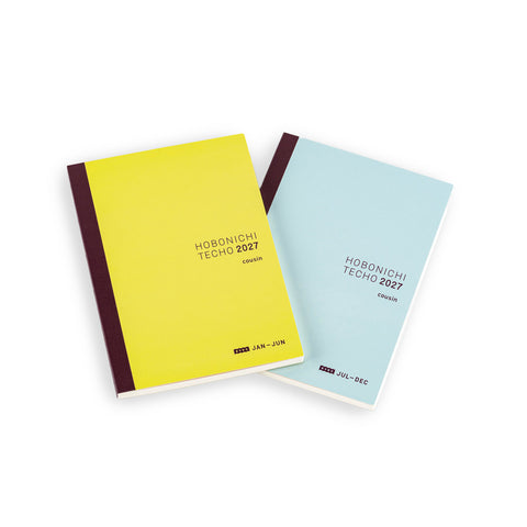 2027 Techo Cousin Avec Books A6 Japanese