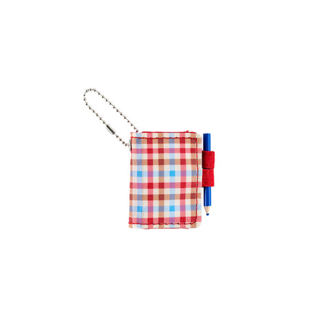 Techo Mini Keychain Bright Plaid