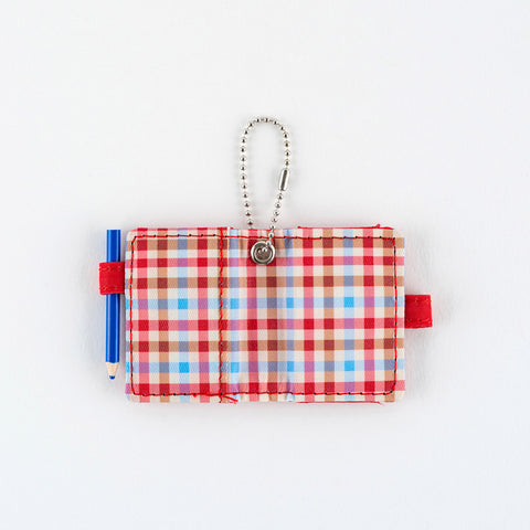 Techo Mini Keychain Bright Plaid