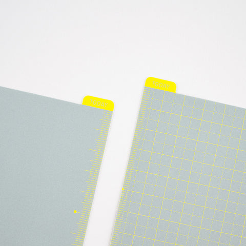 Pencil Board A6 Ice Grey x Yellow