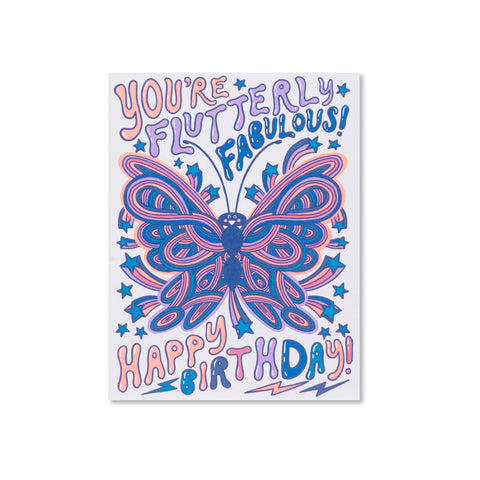 Fabulous Birthday Butterfly Greeting Card