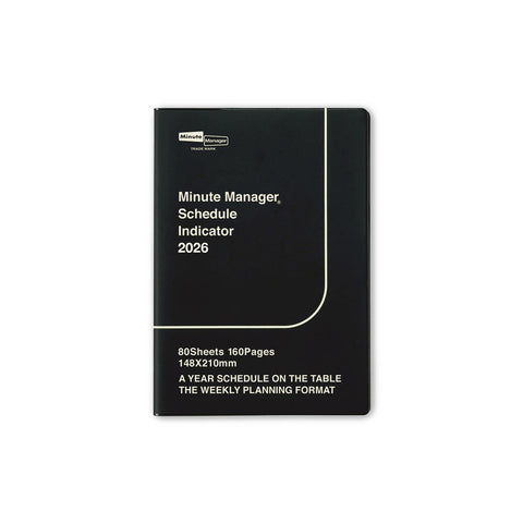 2026 Minute Manager Weekly Diary A5