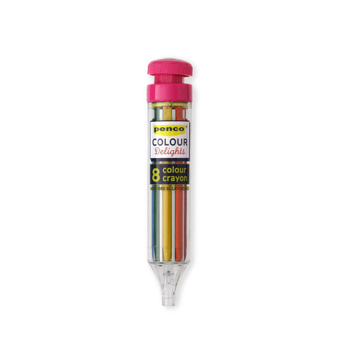 8 Colour Crayon Pen