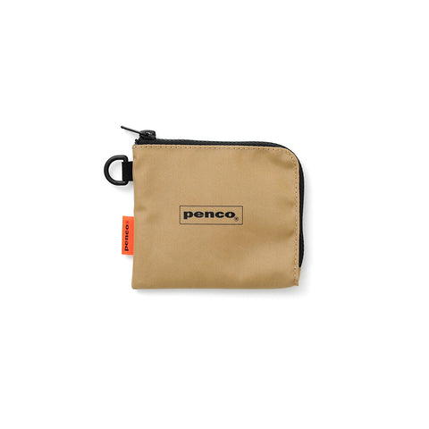 L-Zip Purse Beige